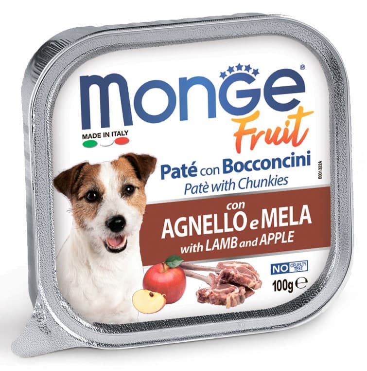Корм для собак Monge Fruit Dog Adult (ягненок, яблоко)