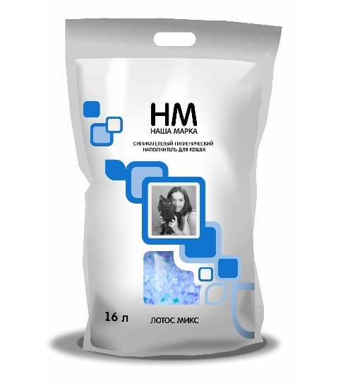 Наша Марка силикагелевый наполнитель (лотос)