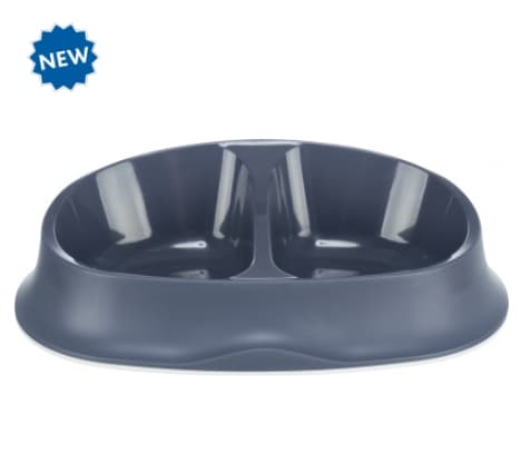 Миска двойная для собак 2х0.25 л "TRIXIE" (24966)