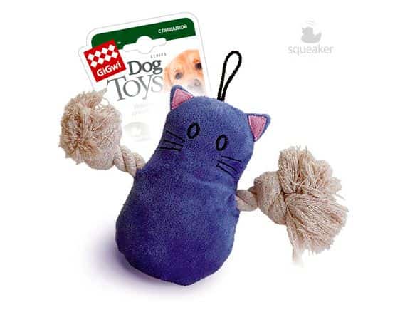 Игрушка для собак "GiGwi" "Кот" (75034)
