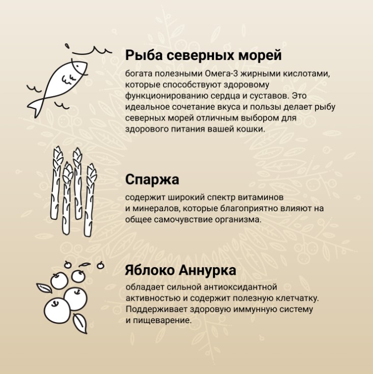 Рацион для кошек CRAFTIA HARMONA Adult Cat (рыба)