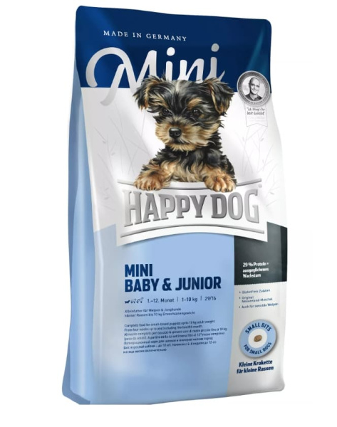 Каталог Сухой корм для собак HAPPY DOG Supreme Young Mini Baby&Junior для собак