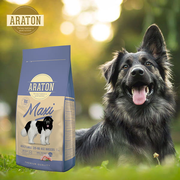 Пища для собак крупных пород Сухой корм для собак крупных пород Araton Adult Maxi