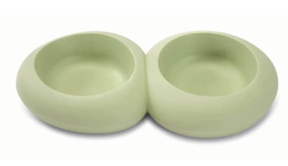 Миска двойная фисташковая IMAC CIOTTOLI D03 0.3 л+0.3 л (40485)