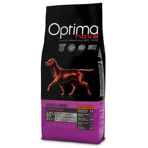 Каталог Сухой корм для собак крупных пород Optimanova Adult Large Chicken&Rice 12 кг (1541) для собак