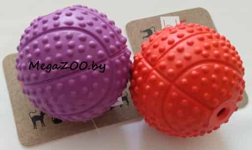 Игрушка для собак "Мяч со звуком" каучук