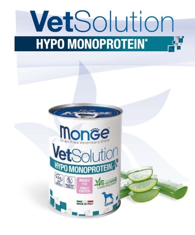Консервы для собак Monge VetSolution Hypo Monoprotein Dog PORK (свинина)