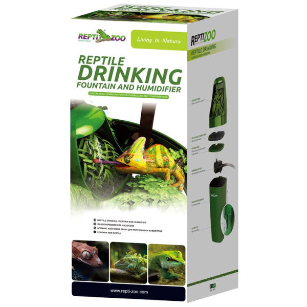 Поилка для рептилий капельная Triol 01DF, 800мл, 110*110*270мм (83765011)