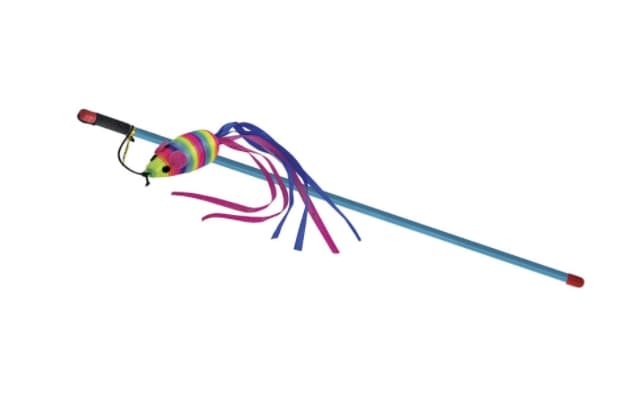 Удочка-дразнилка "Мышка разноцветная" (22121044)