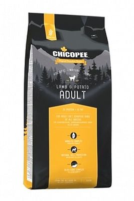 Пища для собак Сухой корм для собак Chicopee HNL Adult Lamb & Potato (ягненок, картофель)