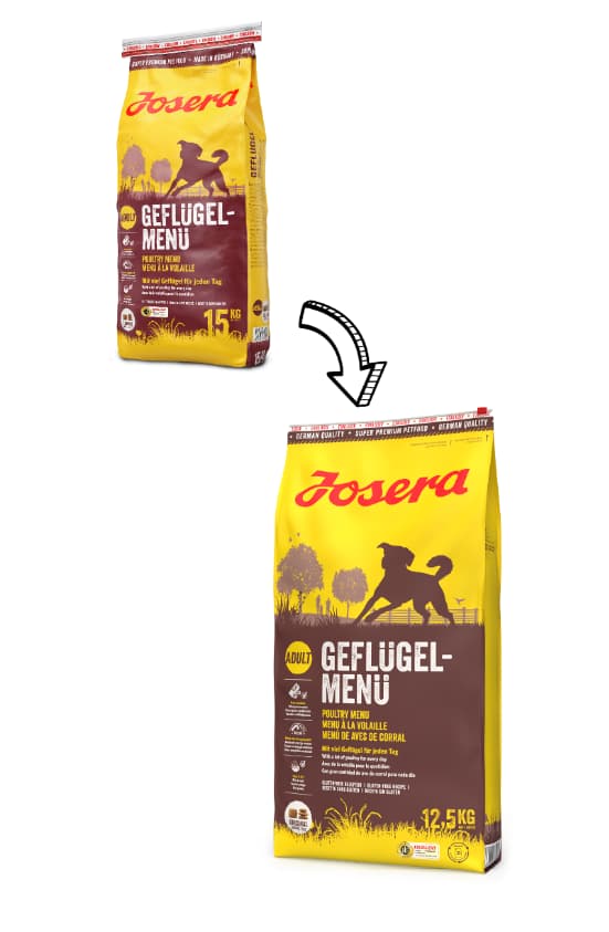 Рацион для собак Josera Poultry-Menu (активные породы)