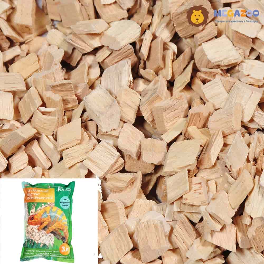 Субстрат  для рептилий GLOXY Щепа бука 3 л