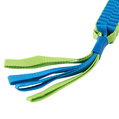 Mr.Kranch Игрушка для собак Плетеный жгут с мячом 13 см, зеленая