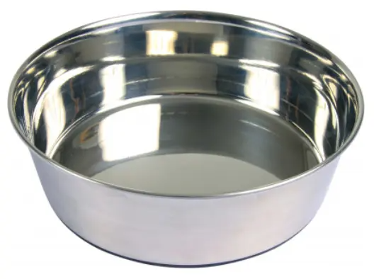 Миска из металла для собак с резиновым основанием "TRIXIE"