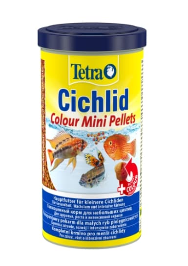 Корм для аквариумных рыбок Tetra Cichlid Colour Mini