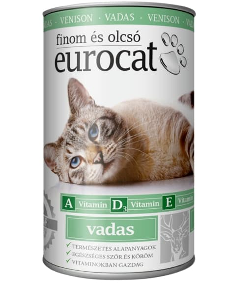 Питание для кошек Eurocat (оленина) 415 г