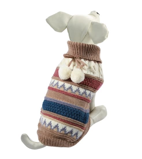 Свитер "Помпончики" Triol (светло-коричневый)