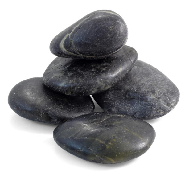 Галька для аквариума черная S/BВ 1 кг 50-80 мм (73954006)