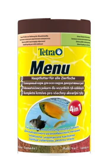 Корм для рыб 4 вида Tetra Menu