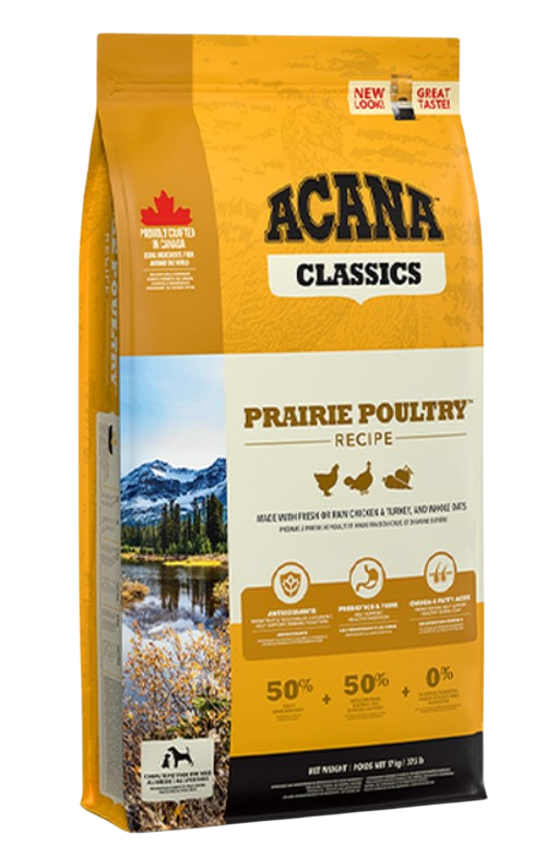 Каталог Сухой корм для собак ACANA PRAIRIE POULTRY для собак