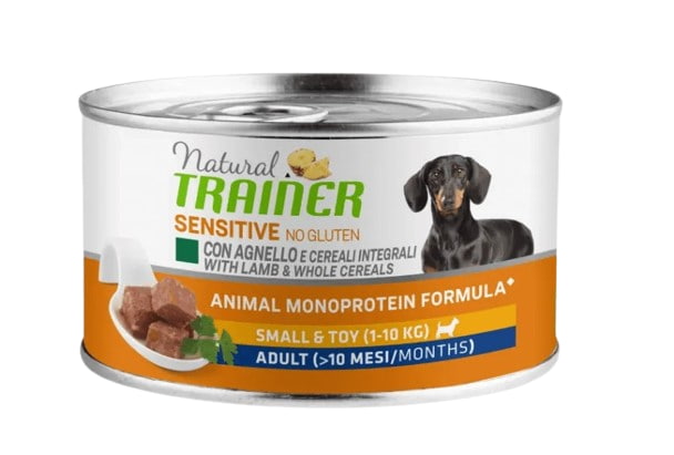 Влажная еда для собак мелких пород Trainer Natural Sensitive Small&Toy Adult (ягненок)