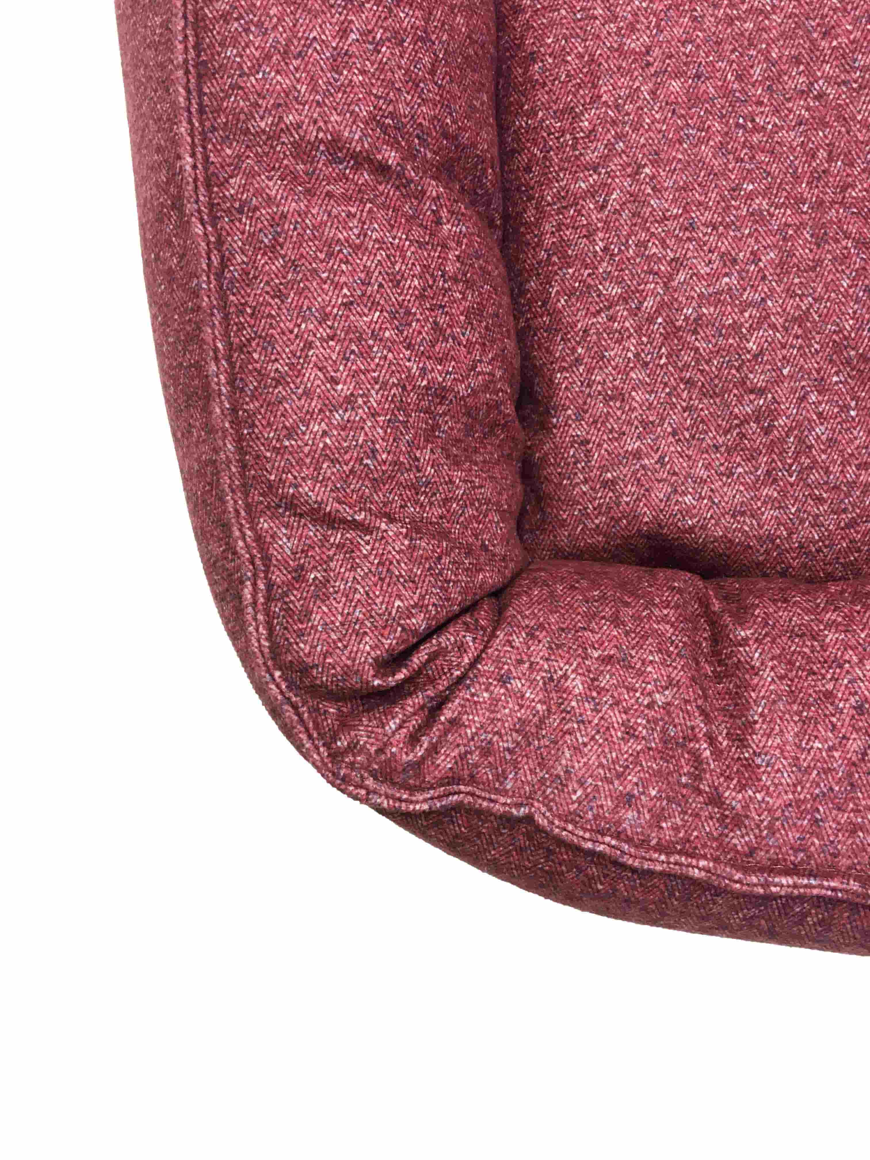 Лежанка прямоугольная Тото10 (брусничный)