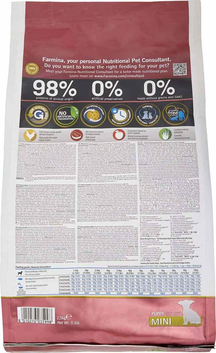 Питание для щенков Сухой корм для щенков Мини пород Farmina N&D GF Prime Puppy Mini (курица, гранат)