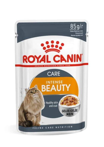 Влажное питание для кошек Royal Canin Intense Beauty в желе