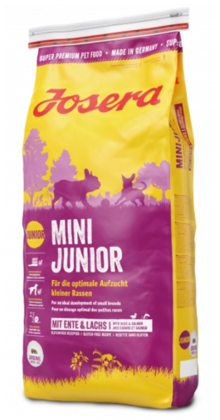 Каталог Сухой корм для щенков мини пород Josera MiniJunior для собак