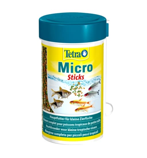 Корм палочки для декоративных аквариумных рыб Tetra Micro Sticks