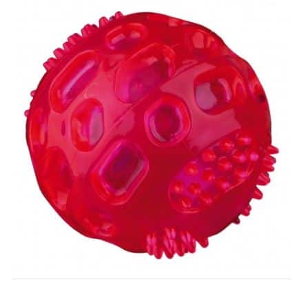Игрушка для собак "TRIXIE" "Мяч мигающий" термопластичная резина 6.5 см (33643)
