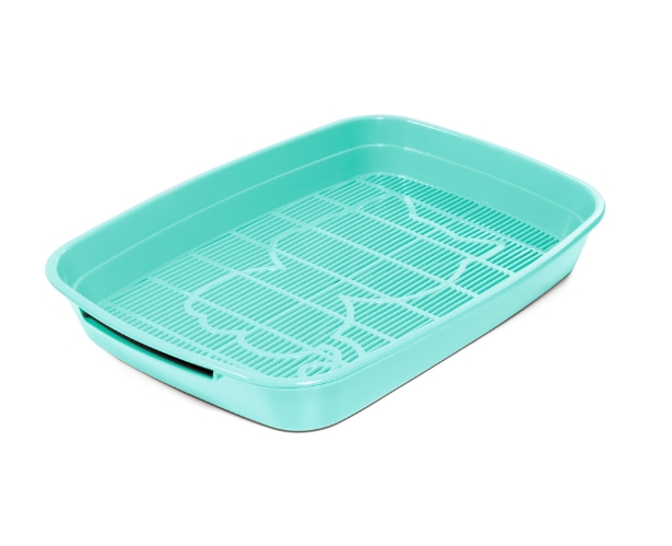 Туалет для кошек с сеткой малый Gamma Леопольд