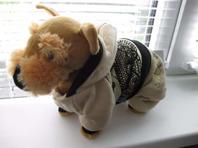 Комбинезон для собак мелких пород "Мисс элеганс" 23-25 см