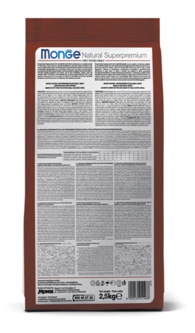 Каталог Сухой корм для собак Monge Dog Monoprotein Adult All Breeds (ягненок, рис, картофель) для собак