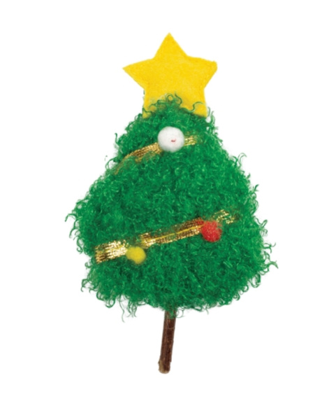 Игрушка для кошек "Пушистая елочка" NEW YEAR