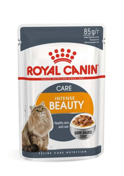 Влажное питание для кошек Royal Canin Intense Beauty в соусе