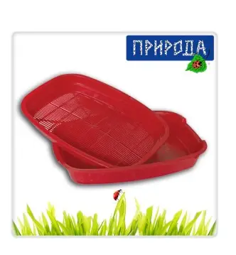 Туалет c сеточкой 36.5x27.5x5.5 см