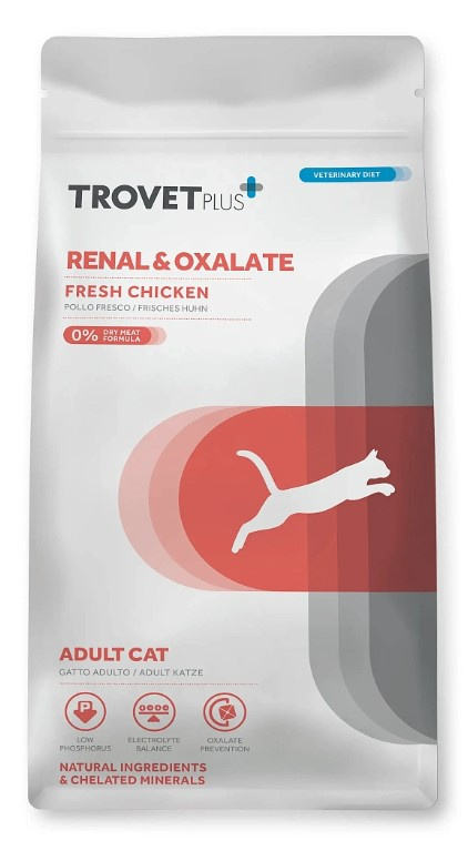 Сухой корм для кошек Trovet Plus Renal & Oxalate Vet Diet Adult (курица)