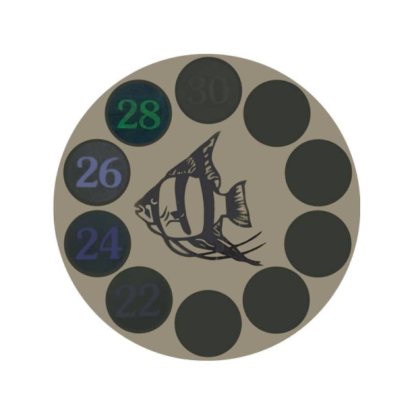 Термометр для аквариума 0207LF LCD (74154005)