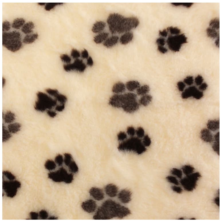 Коврик меховой для собак ProFleece 1х1.6 м, сливки/шоколад