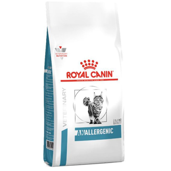 Сухой корм для кошек Royal Canin Anallergenic Cat полнорационный сухой корм, применяемый при пищевой аллергии или пищевой непереносимости