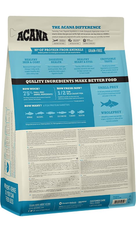 Корм для кота Акана Пацифика  на основе рыбы