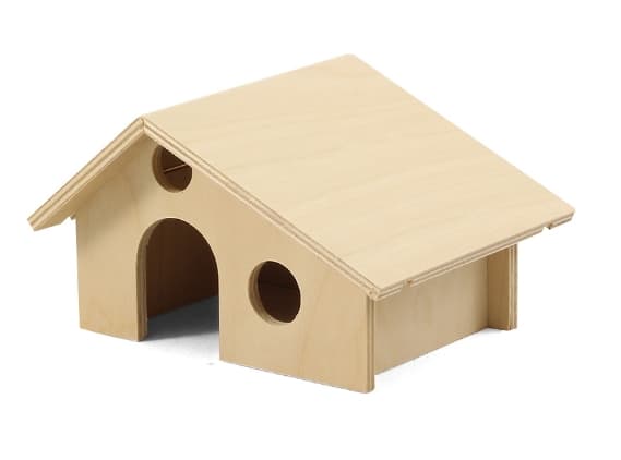 Домик для грызунов деревянный 165х130х100 мм Gamma (42032005)