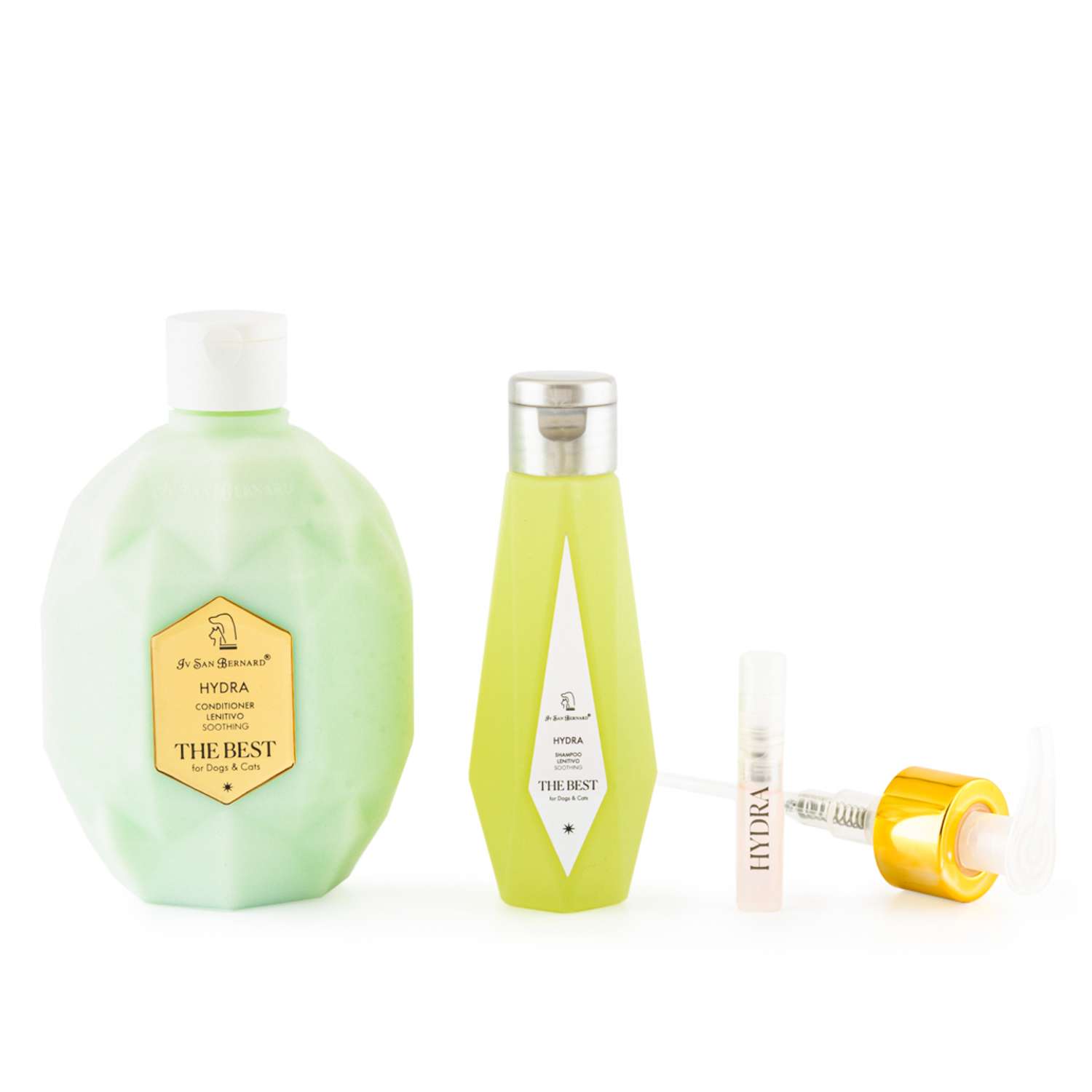 ISB The Best Набор Hydra кондиционер против раздражений и перхоти 500мл, шампунь 120мл + парфюм 2мл