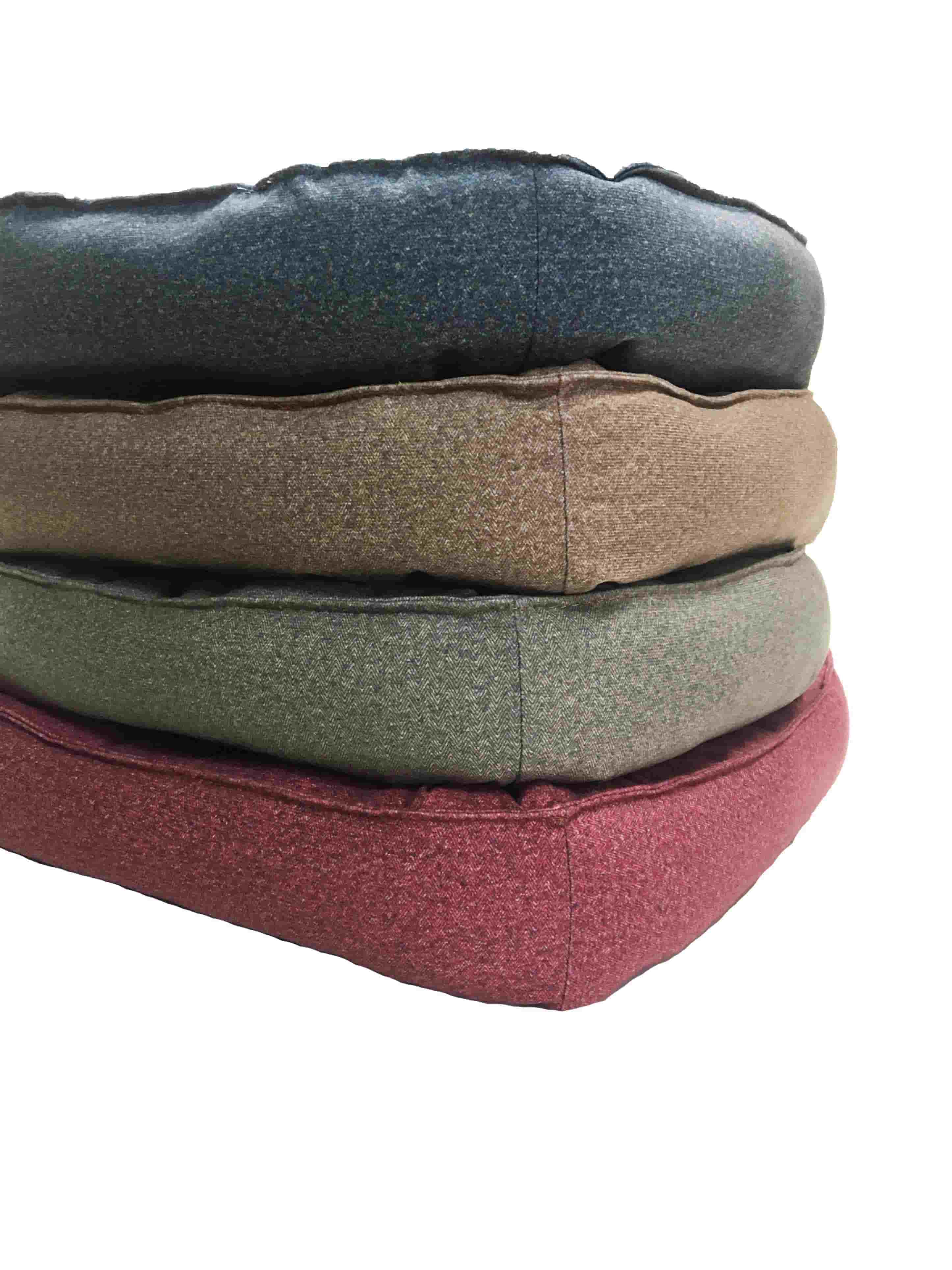 Лежанка прямоугольная Тото10 (брусничный)