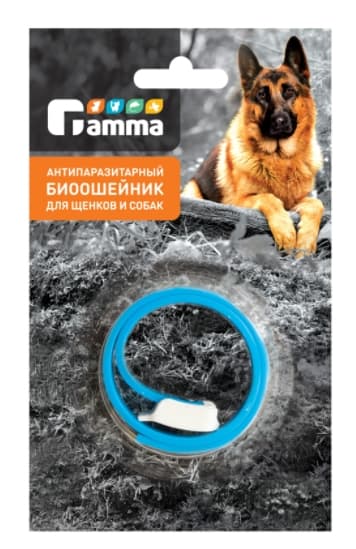 Антипаразитарный био ошейник для собак Gamma (12302007)