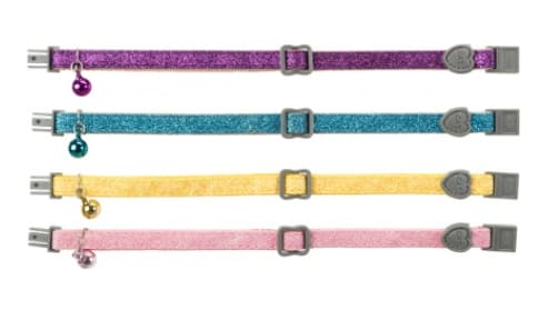 Ошейник для кошек с колокольчиком "TRIXIE" Glitter 19-32 см/1.5см (4207)