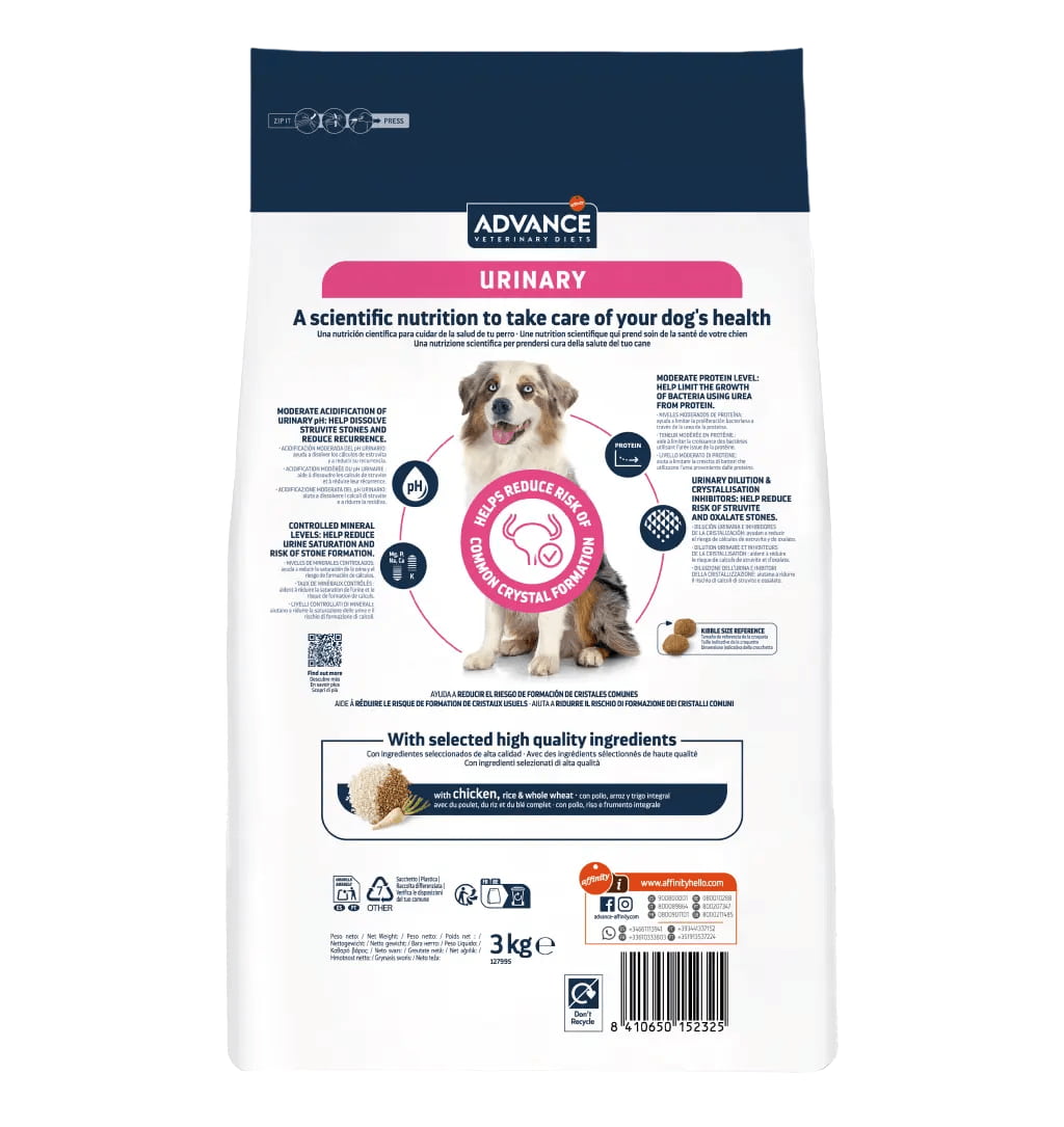 Диетическое питание Сухой корм для собак Advance Veterinary Diets Urinary