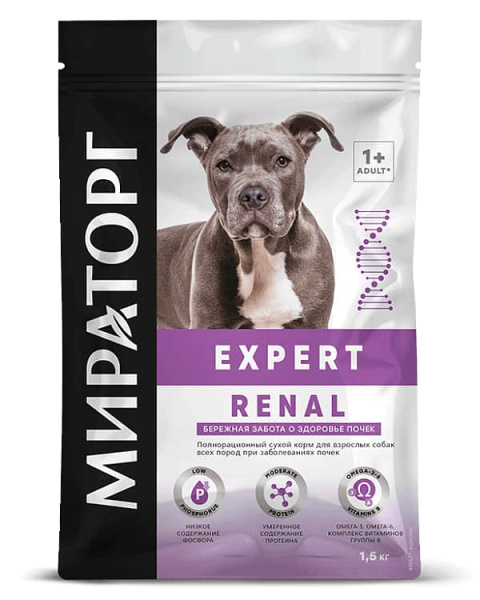 Каталог Сухой корм для собак Winner Expert Renal Dog для собак