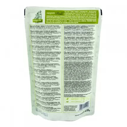 Пресервы для собак Влажный корм для собак Isegrim Roots Adult River (лосось и форель)